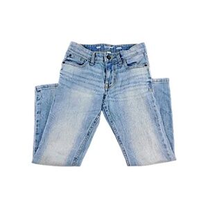 Cat & Jack Kids Straight Stretch Jeans | Size 8 Blue Denim